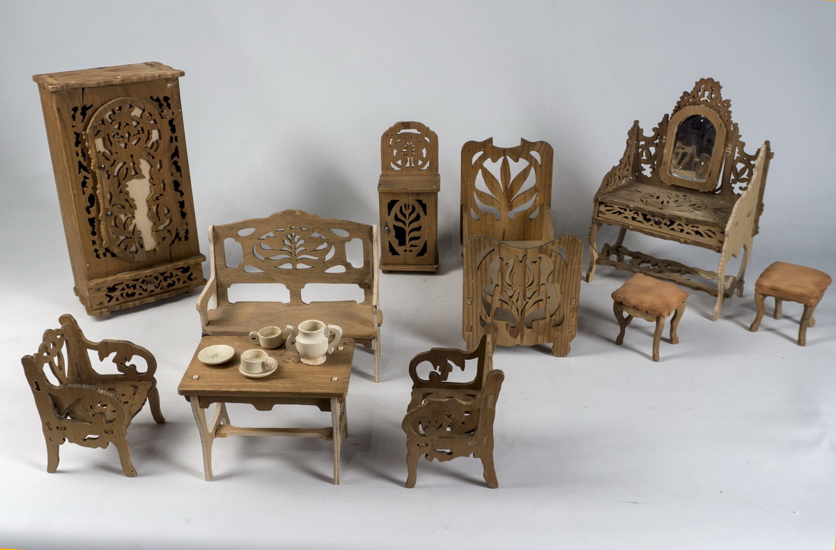 Dječji drveni namještaj Hrvatska, kraj 19. st. HŠM 45705