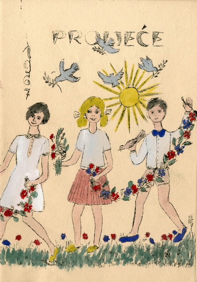 List se trudilo privlačno „opremiti” i obilježiti njime prigodne datume (Proljeće, 1967., HŠM 42107)