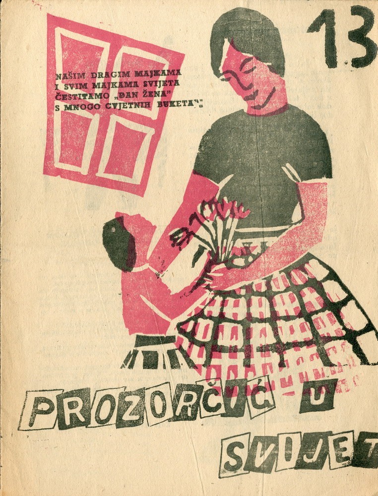 List se trudilo privlačno „opremiti” i obilježiti njime prigodne datume (Prozorčić u svijet, s. a., HŠM 42133)