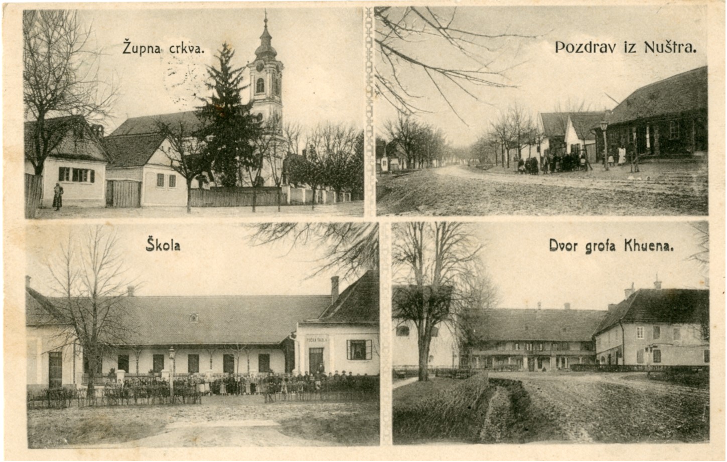 Pučka škola u Nuštru, R. Mosinger Zagreb, 1912., HŠM 32727