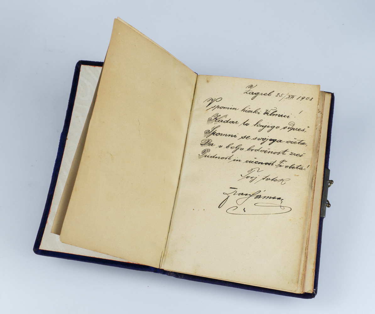 Spomenar Vilme Samsa, Zagreb, 1908. HŠM 43075