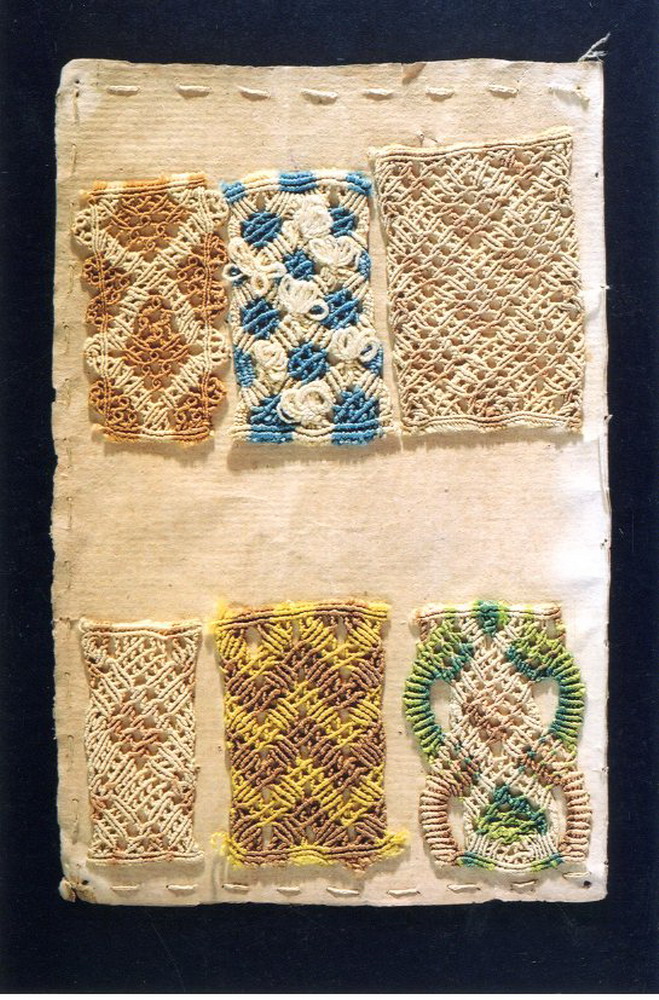 Uzorci uzlanja – rad učenica Samostanske škole u Zagrebu tijekom 70-ih godina 18. stoljeća, ženski ručni rad. HŠM Mp 174/c