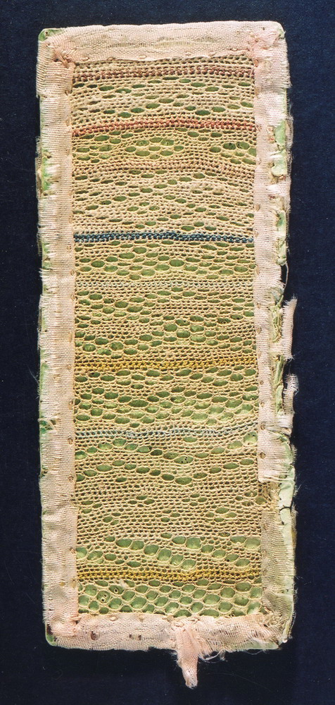 Uzornik mreškanja – rad učenica Samostanske škole u Zagrebu tijekom 70-ih godina 18. stoljeća, ženski ručni rad. HŠM Mp 173