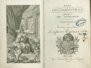 Opći školski i obrazovni sustav za Ugarsko kraljevstvo i njemu pridružene zemlje, Budim, 1806.